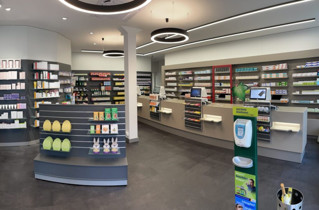 Filiale der Löwen-Apotheke in Witzenhausen von Innen